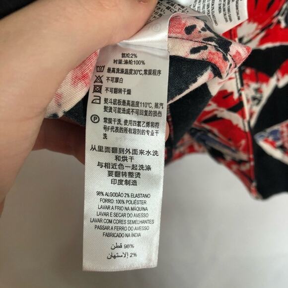 French Connection Floral Printed Sheath Dress 4 - Picture 7 of 11